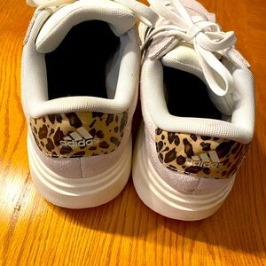 Adidas Grand Court Platform Suede Sneakers